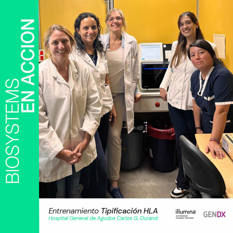 Entrenamiento en NGS para tipificación HLA en el Hospital Durand