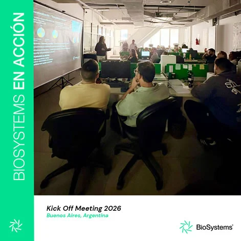¡Nos entusiasma comenzar un nuevo año junto a todo el equipo de BioSystems, con energía renovada y grandes desafíos por delante!