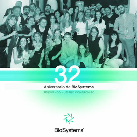 Este mes celebramos con gran alegría el aniversario número 32 de BioSystems.