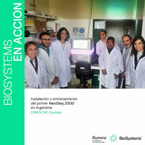 Primer NextSeq 2000 en Argentina en el CEPROCOR de Córdoba!